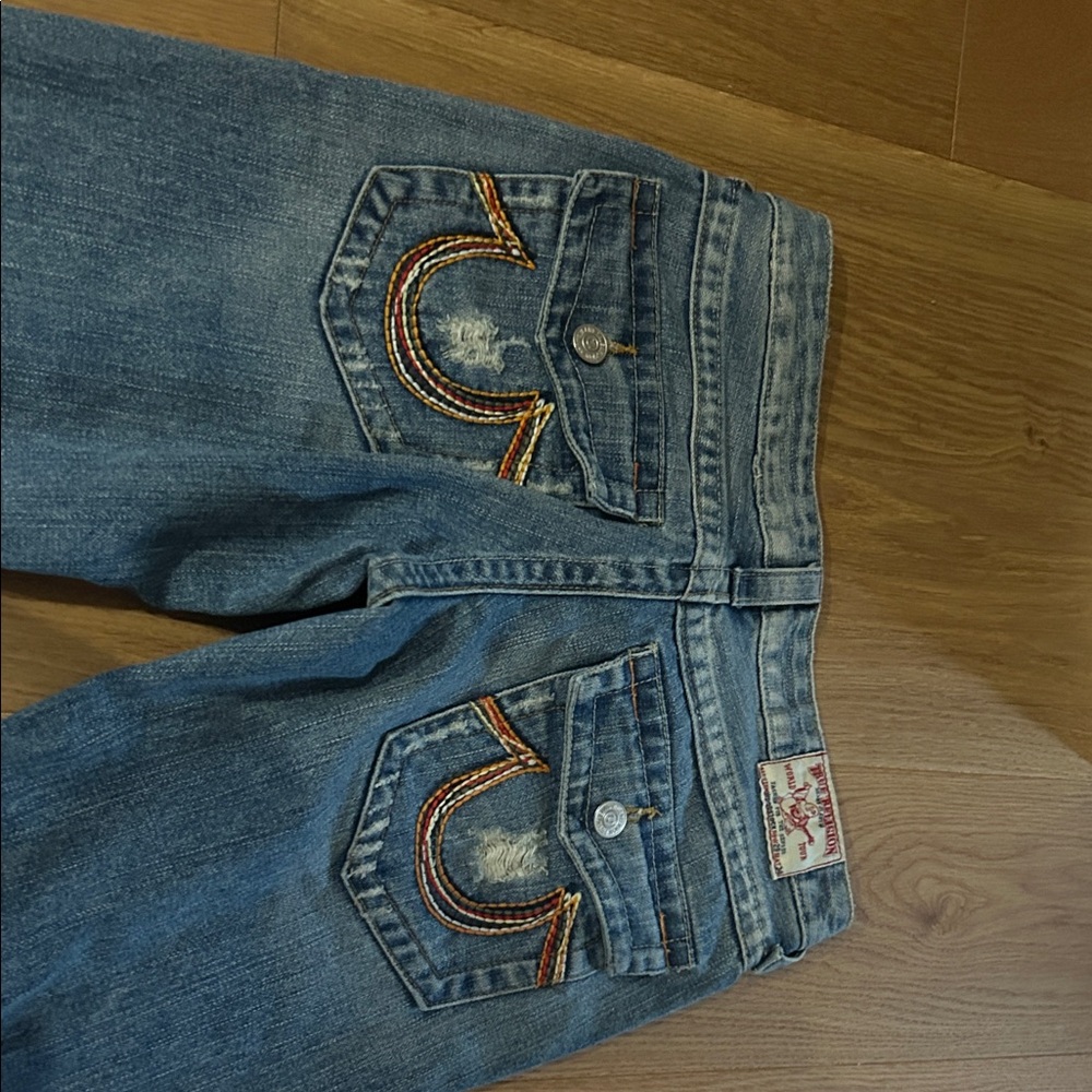 True Religion Blue woodstock bell bottoms Jeans - Picture 2 of 7